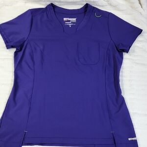 Grey's Anatomy Women's Evolve Stretch Scrup Top, New Royal, Medium